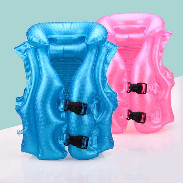 

children' swimming air bags bling bling effect water floating swimming drifting accessories 0.35mm pvc thickened life jackets