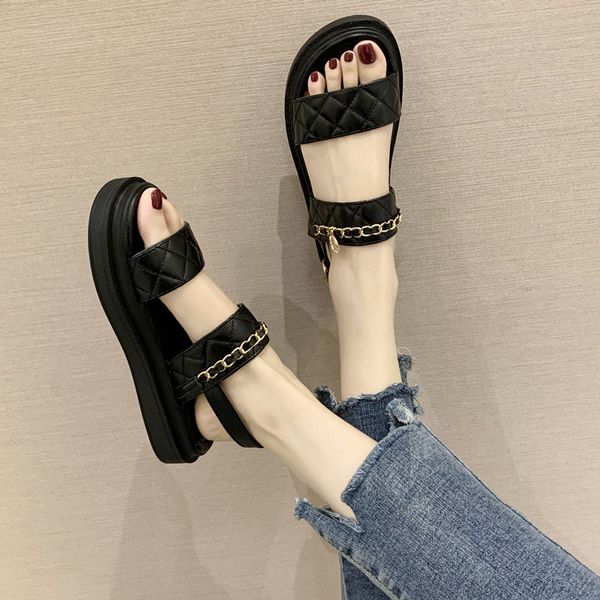 all-match buckle strap comfort shoes for women female sandal beach sandals with heel 2020 summer womens wedges comfort, Black
all-match buckle strap comfort shoes for women female sandal beach sandals with heel 2020 summer womens wedges comfort, Black