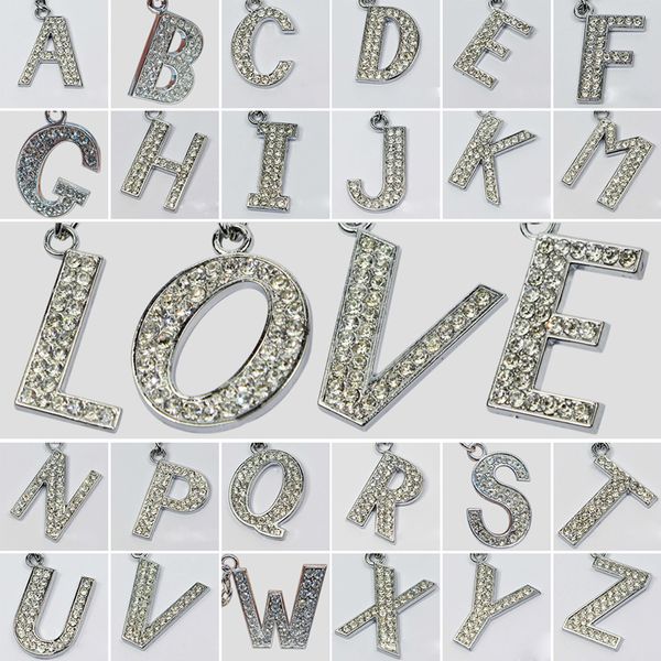 1pc crystal rhinestones 26 letters alphabet keychain initial letter chain keyring name party theme gifts, Silver
1pc crystal rhinestones 26 letters alphabet keychain initial letter chain keyring name party theme gifts, Silver