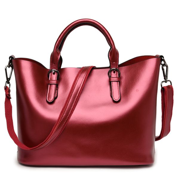 100% genuine leather handbag women pearly lustre tote bag for ladies handbags borse female large-capacity shoulder bag with 4 colors
100% genuine leather handbag women pearly lustre tote bag for ladies handbags borse female large-capacity shoulder bag with 4 colors