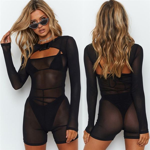 hirigin women mesh hollow out see through bodysuit bodycon buckle front open jumpsuit romper leotard backless playsuit, Black;white
hirigin women mesh hollow out see through bodysuit bodycon buckle front open jumpsuit romper leotard backless playsuit, Black;white