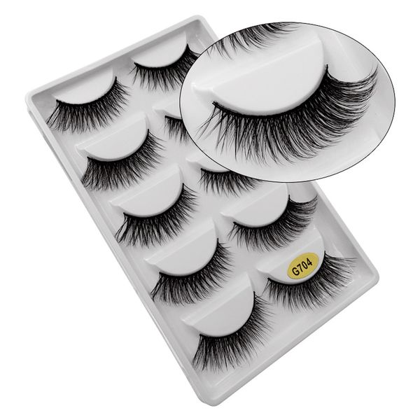 natural thick false fake eyelashes eye 5 pairs 3d handmade long wispy natural style eye makeup extension tools for beauty
natural thick false fake eyelashes eye 5 pairs 3d handmade long wispy natural style eye makeup extension tools for beauty