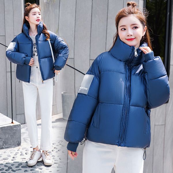pockets cotton thick short winter jacket women solid loose winter parka feminina casual warm fashion woman coats, Black
pockets cotton thick short winter jacket women solid loose winter parka feminina casual warm fashion woman coats, Black