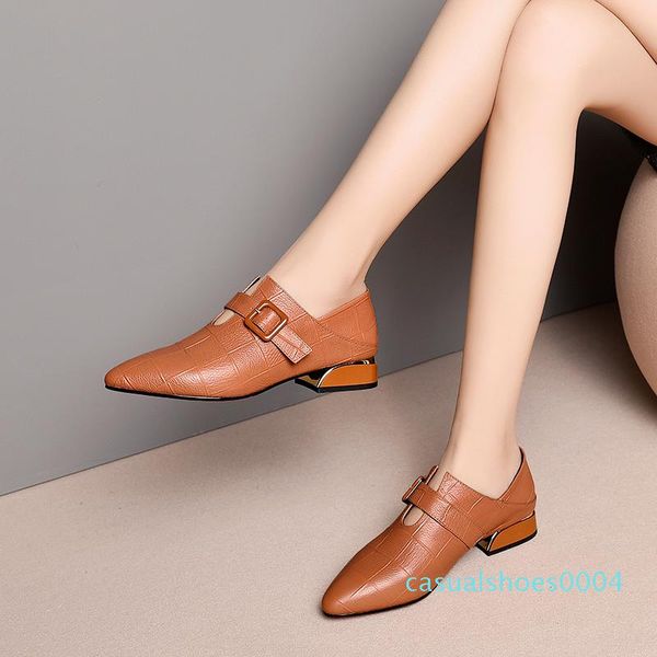 plus size 34-42 women's genuine leather metal buckle flats oxfords leisure soft comfortable female comfort summer mules shoes c04, Black
plus size 34-42 women's genuine leather metal buckle flats oxfords leisure soft comfortable female comfort summer mules shoes c04, Black