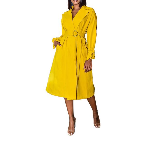 v neck womens long sleeve dresses solid color autumn women fashion casual dress with sash elegant ladies dresses, Black;gray
v neck womens long sleeve dresses solid color autumn women fashion casual dress with sash elegant ladies dresses, Black;gray