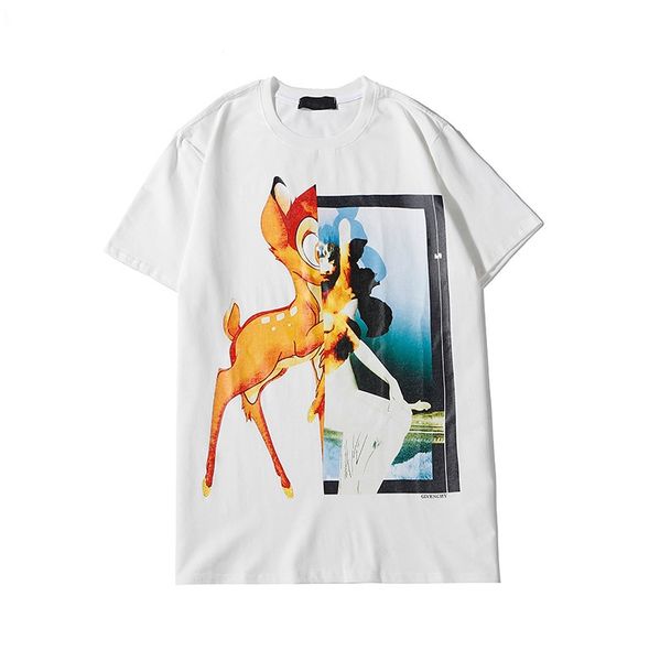 mens designer t shirts womens brand short sleeve t-shirts deer print crew neck luxury summer tee shipping shirt 2 colors qs 2020404v, White;black
mens designer t shirts womens brand short sleeve t-shirts deer print crew neck luxury summer tee shipping shirt 2 colors qs 2020404v, White;black