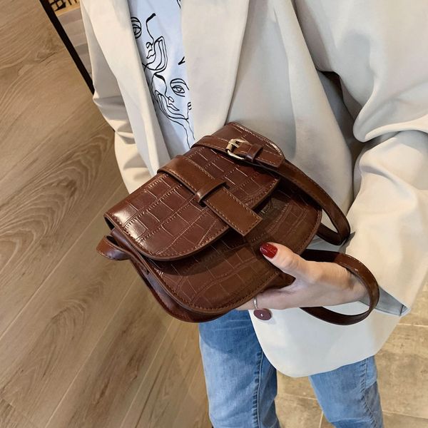 vintage solid alligator pu leather saddle bags for women 2020 ladies crossbody shoulder messenger bag female handbags
vintage solid alligator pu leather saddle bags for women 2020 ladies crossbody shoulder messenger bag female handbags