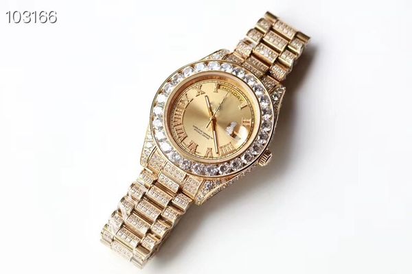 Luxury Mens Brand Watch Big diamonds bezel big size 40mm wrist watch hip hop rappers full iced out gold case red face dial automatic watch
Luxury Mens Brand Watch Big diamonds bezel big size 40mm wrist watch hip hop rappers full iced out gold case red face dial automatic watch