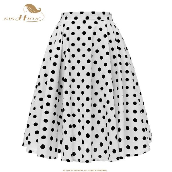 sishion summer high waist skirts cotton womens polka dot retro vinatge swing pinup white skirt sp0677 rockabilly 50s jupe femme, Black
sishion summer high waist skirts cotton womens polka dot retro vinatge swing pinup white skirt sp0677 rockabilly 50s jupe femme, Black