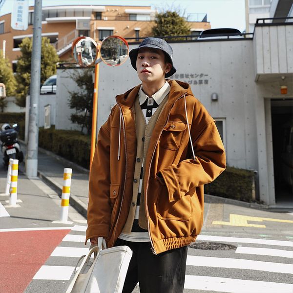 men's wool & blends winter thicken woolen hat cotton-padded clothes loose snow jacket cashmere trench male business coats s, Black
men's wool & blends winter thicken woolen hat cotton-padded clothes loose snow jacket cashmere trench male business coats s, Black