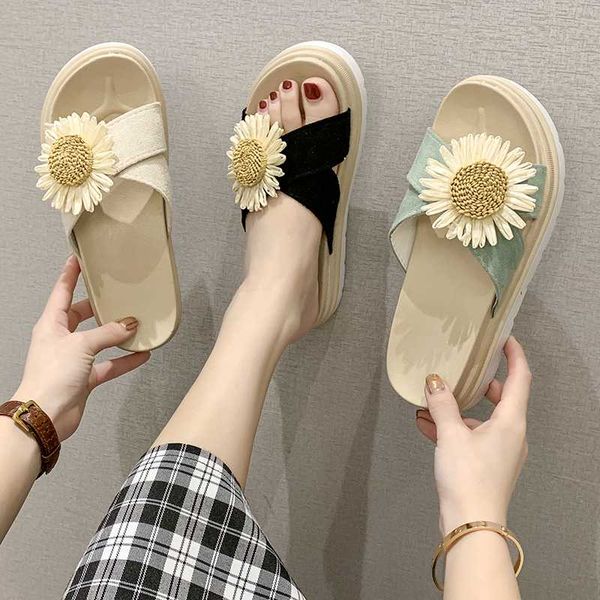 med female shoes womens slippers outdoor slides platform flower 2020 flat summer soft floral fashion rubber pu, Black
med female shoes womens slippers outdoor slides platform flower 2020 flat summer soft floral fashion rubber pu, Black