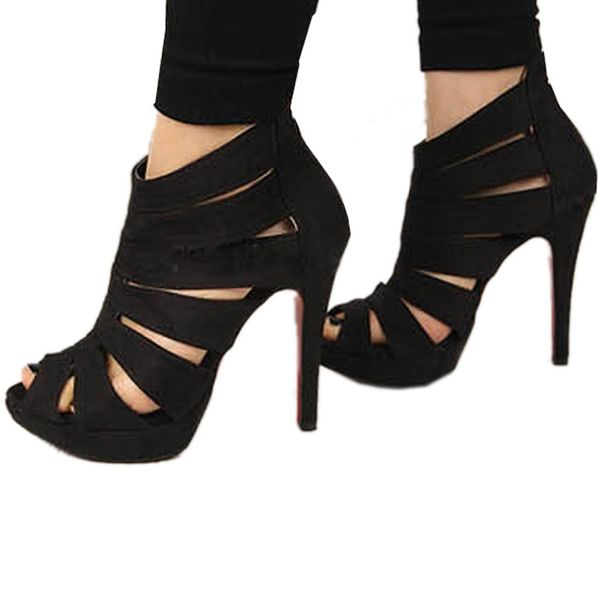 women pumps 2018 sping summer peep toe high heels hollow rome thin heel party shoes woman t200525, Black
women pumps 2018 sping summer peep toe high heels hollow rome thin heel party shoes woman t200525, Black