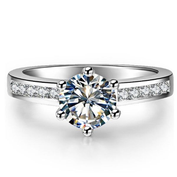 test positive brand quality ring classic prongs 1ct moissanite diamond engagement ring women 925 sterling silver jewelry, Golden;silver
test positive brand quality ring classic prongs 1ct moissanite diamond engagement ring women 925 sterling silver jewelry, Golden;silver