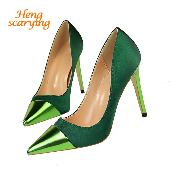 2019 fashion 10cm high heels women valentine blue green pumps female satin stiletto heels tacones fetish silk glitter pink shoes, Black
2019 fashion 10cm high heels women valentine blue green pumps female satin stiletto heels tacones fetish silk glitter pink shoes, Black