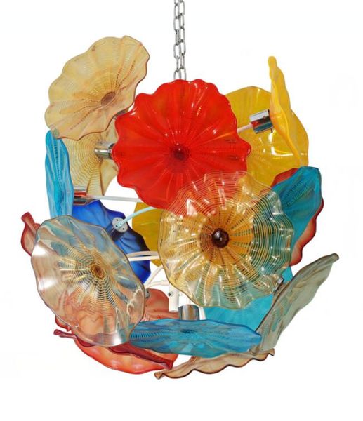 style hand blown murano glass chandelier pendant light led glass art flower chandelier for living room dining room staircase
style hand blown murano glass chandelier pendant light led glass art flower chandelier for living room dining room staircase