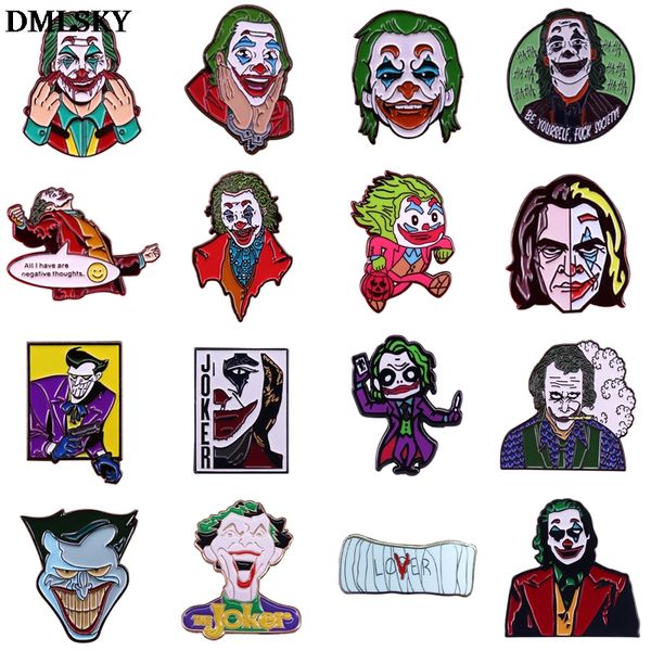 dmlsky horror clown metal enamel pins and brooches for women men lapel pin backpack bags badge fans gifts anime m4440, Gray
dmlsky horror clown metal enamel pins and brooches for women men lapel pin backpack bags badge fans gifts anime m4440, Gray