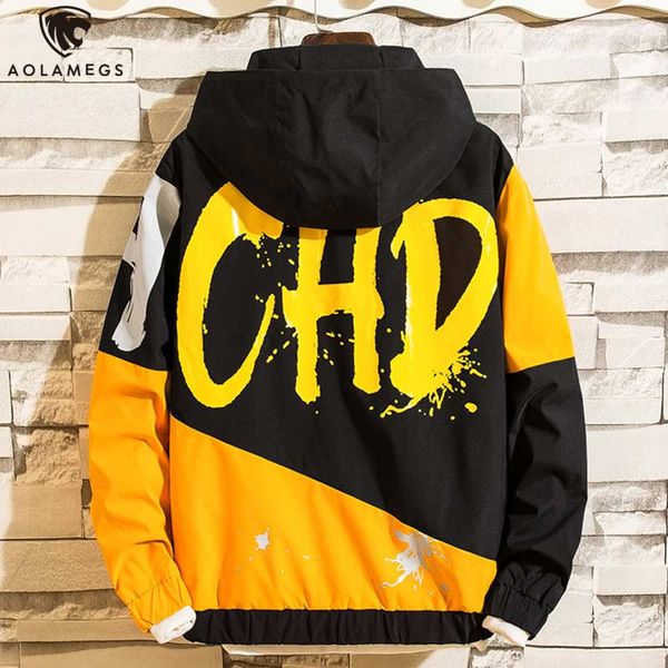 aolamegs men hoodies patchwork loose hoody windbreaker youth couple contrast color hip hop high street spring wear, Black
aolamegs men hoodies patchwork loose hoody windbreaker youth couple contrast color hip hop high street spring wear, Black