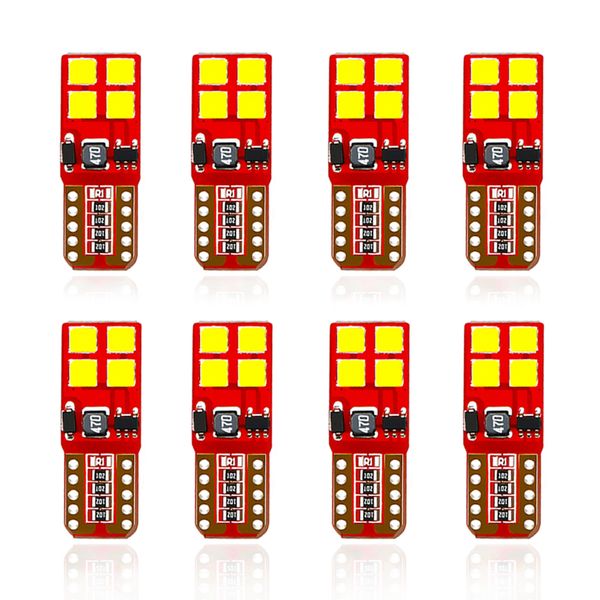 100pcs led w5w t10 194 168 canbus 3030smd 8led parking position car bulb auto wedge clearance lamp white license light wholesale
100pcs led w5w t10 194 168 canbus 3030smd 8led parking position car bulb auto wedge clearance lamp white license light wholesale