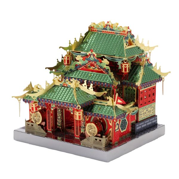 mu 3d metal puzzle chinatown building fistoffury led light model diy 3d laser cut assemble jigsaw toys gift for children kids t200421 
mu 3d metal puzzle chinatown building fistoffury led light model diy 3d laser cut assemble jigsaw toys gift for children kids t200421