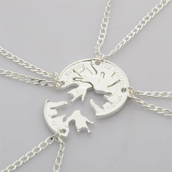 new fashion gestures coin charm pendant necklace chain for women men friend sister jewelry gifts, Silver
new fashion gestures coin charm pendant necklace chain for women men friend sister jewelry gifts, Silver