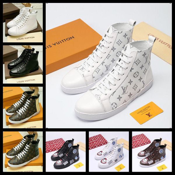 19ss 2019 platform high sneakers men vulcanized shoes fashion designers shoes outdoor breathable casual shoes leather chaussure homme, Black
19ss 2019 platform high sneakers men vulcanized shoes fashion designers shoes outdoor breathable casual shoes leather chaussure homme, Black