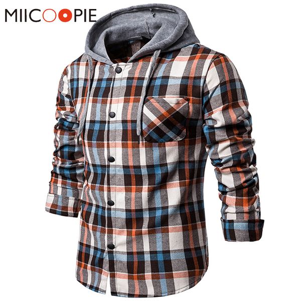 autumn hooded shirt men 2020 brand multi-color striped plaid long sleeves mens shirts button up hip hop chemise homme streetwear, White;black
autumn hooded shirt men 2020 brand multi-color striped plaid long sleeves mens shirts button up hip hop chemise homme streetwear, White;black