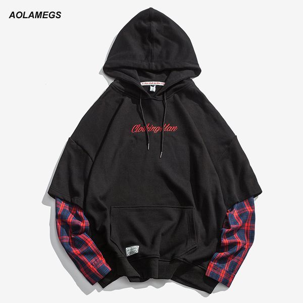 aolamegs men hoodies sweatshirts fake two-piece plaid letter embroidery pullovers fashion casual men sweatshirt coat streetwear, Black
aolamegs men hoodies sweatshirts fake two-piece plaid letter embroidery pullovers fashion casual men sweatshirt coat streetwear, Black