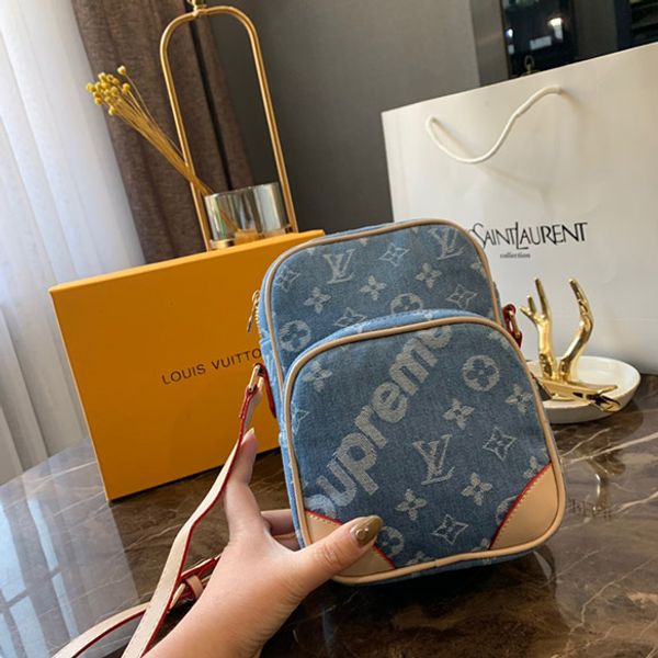Designer Womens Messenger bag High quality denim Handbag Designer handbag brand classic shoulder bag luxury Crossbody bag Wallet L190428-1
Designer Womens Messenger bag High quality denim Handbag Designer handbag brand classic shoulder bag luxury Crossbody bag Wallet L190428-1