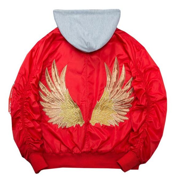 bomber jacket golden wings embroidery flight mens spring jackets harajuku hip hop jaqueta masculina coat, Black;brown
bomber jacket golden wings embroidery flight mens spring jackets harajuku hip hop jaqueta masculina coat, Black;brown