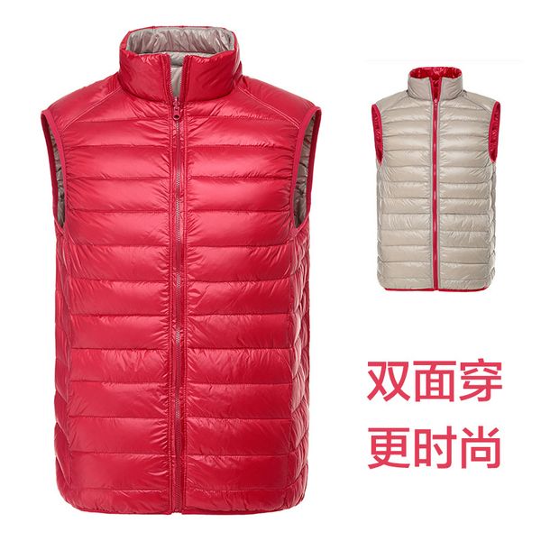 reversible ultra-thin weight light white duck down jacket men pleated vest waistcoat 2017 new autumn and winter ing, Black
reversible ultra-thin weight light white duck down jacket men pleated vest waistcoat 2017 new autumn and winter ing, Black