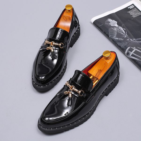 men dress shoes fashion men tassel loafers shoes pu leather italian formal dress office oxfords for, Black 
men dress shoes fashion men tassel loafers shoes pu leather italian formal dress office oxfords for, Black