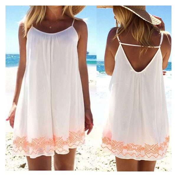 casual dresses women printing sleeveless summer halter loose swing strap dress beach wear, Black;gray
casual dresses women printing sleeveless summer halter loose swing strap dress beach wear, Black;gray