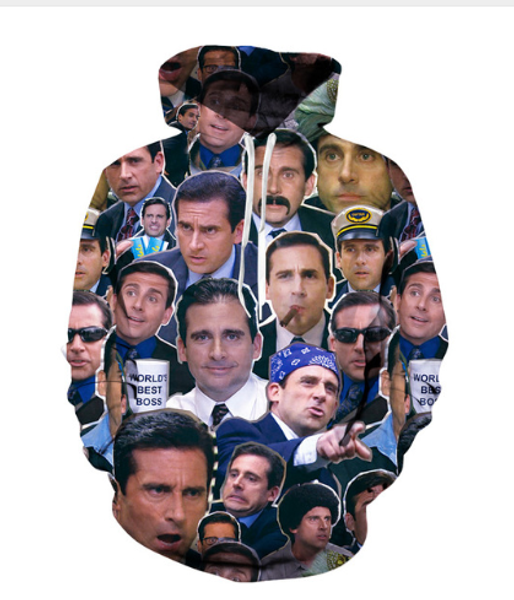новейшая мода смешно много лиц michael scott 3d печати толстовки мода одежда женщины / мужчины мода 3d hoodiest повседневная пуловеры k473, Black
новейшая мода смешно много лиц michael scott 3d печати толстовки мода одежда женщины / мужчины мода 3d hoodiest повседневная пуловеры k473, Black