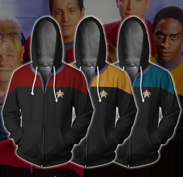 Star Trek Hoodies Cosplay Starfleet Command Science 3D Spring Autumn Jackets Full Zip Pullover Coat Unisex Jumper Sweatshirts
Star Trek Hoodies Cosplay Starfleet Command Science 3D Spring Autumn Jackets Full Zip Pullover Coat Unisex Jumper Sweatshirts