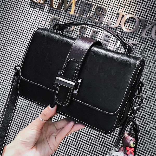 new women's bag oil wax leather korean fashion shoulder bag trendy texture retro diagonal lady mini square
new women's bag oil wax leather korean fashion shoulder bag trendy texture retro diagonal lady mini square