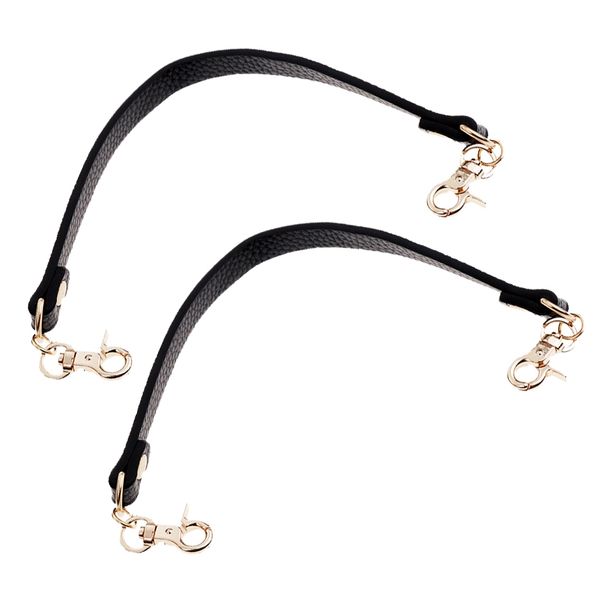 2pieces short pu leather handbag purse clutch bag straps replacement handle for purse making - black replacement shoulder strap hooks rail
2pieces short pu leather handbag purse clutch bag straps replacement handle for purse making - black replacement shoulder strap hooks rail