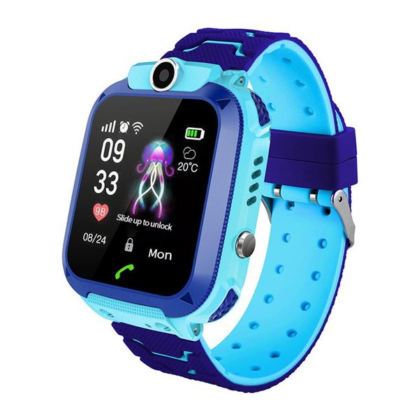 2019 new children's phone watch color screen portable smart watches deep waterproof swimming camera positioning, Blue
2019 new children's phone watch color screen portable smart watches deep waterproof swimming camera positioning, Blue