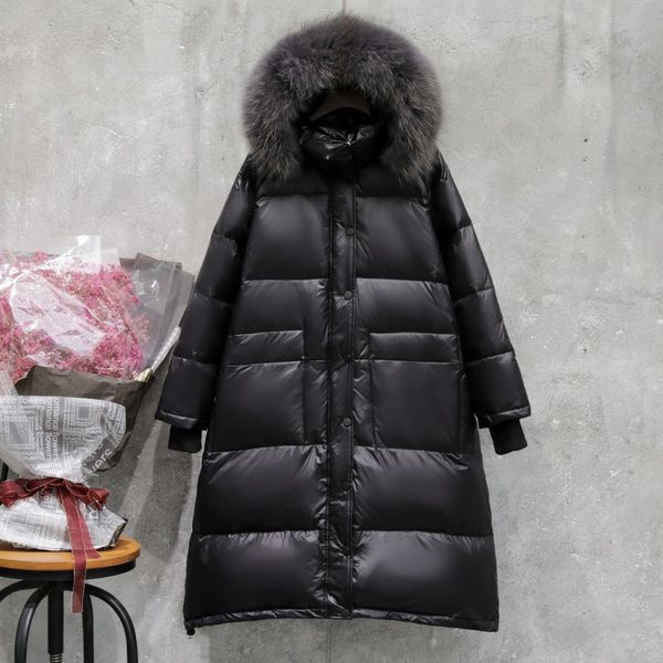women winter 2019 new large natural fur winter hooded black jacket oversized waterproof warm duck coat women
women winter 2019 new large natural fur winter hooded black jacket oversized waterproof warm duck coat women