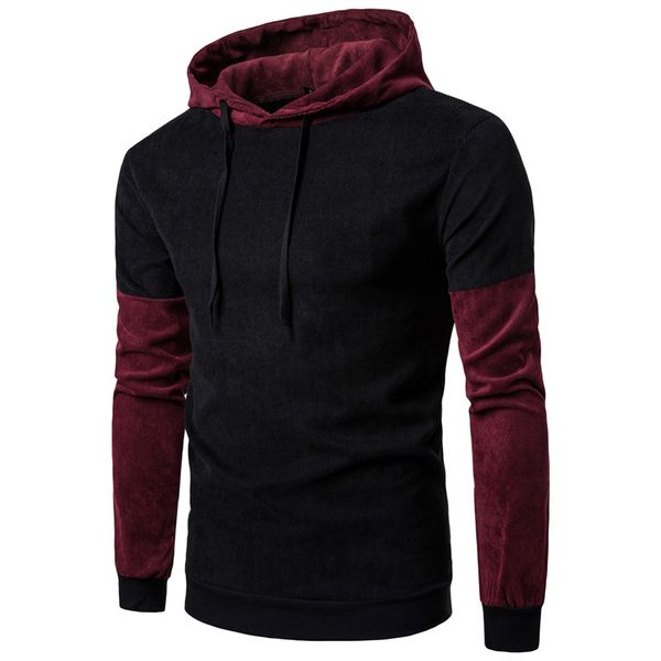 panelled mens designer hoodies fashion personality contrast color pullover long sleeve mens hoodies casual males clothing, Black
panelled mens designer hoodies fashion personality contrast color pullover long sleeve mens hoodies casual males clothing, Black