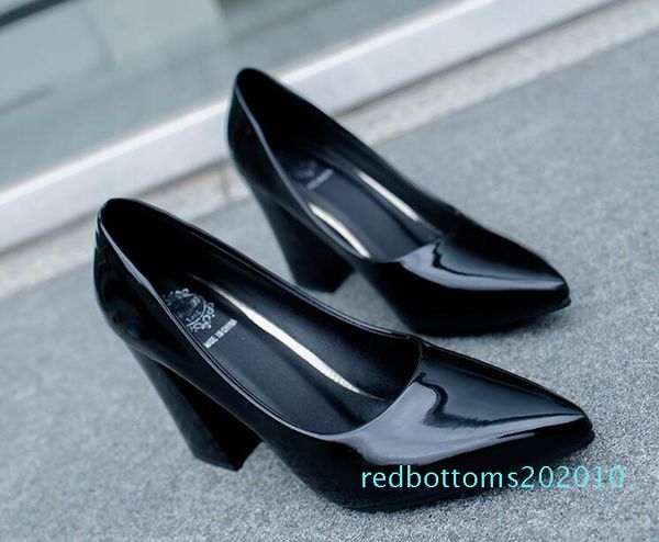 large size high heel women shoes 2019 spring and summer new 40---43 extra large pointed shoes fashion wild shallow mouth work shoes r10, Black
large size high heel women shoes 2019 spring and summer new 40---43 extra large pointed shoes fashion wild shallow mouth work shoes r10, Black