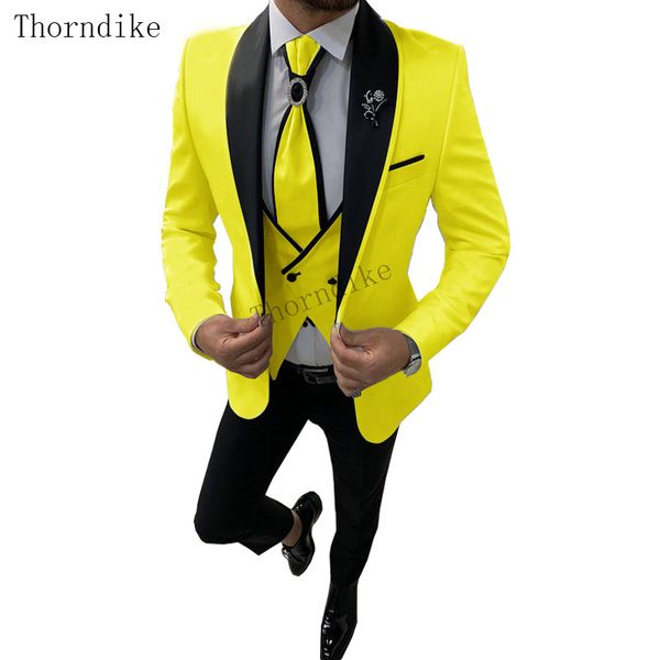 thorndike yellow with black lapel suits for men custom made slim groom custom 3 piece wedding mens suit (jacket+pants+vest, White;black
thorndike yellow with black lapel suits for men custom made slim groom custom 3 piece wedding mens suit (jacket+pants+vest, White;black