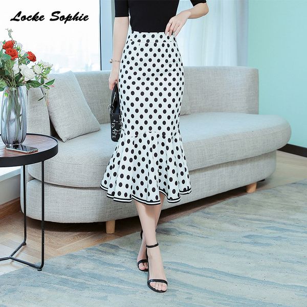 1pcs hight waist skirts women's plus size fishtail skirts 2019 summer cotton blend dot prints mermaid skirt ladies casual, Black
1pcs hight waist skirts women's plus size fishtail skirts 2019 summer cotton blend dot prints mermaid skirt ladies casual, Black