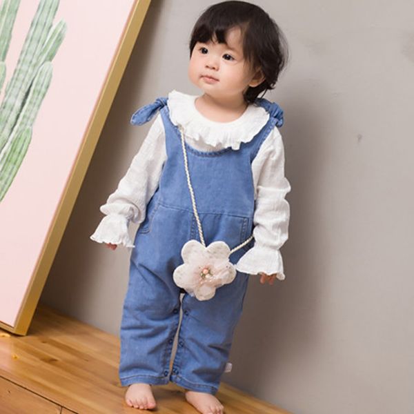 baby girls suspender pants children denim solid pattern sleeveless pants overalls casual trousers, Blue
baby girls suspender pants children denim solid pattern sleeveless pants overalls casual trousers, Blue