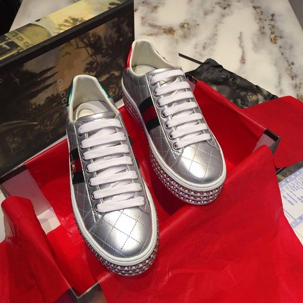 new thick bottom wild low-lady style diamond casual shoes lace-up muffin shoesss embroidery little bee white shoes womenss shoes 2564, Black
new thick bottom wild low-lady style diamond casual shoes lace-up muffin shoesss embroidery little bee white shoes womenss shoes 2564, Black