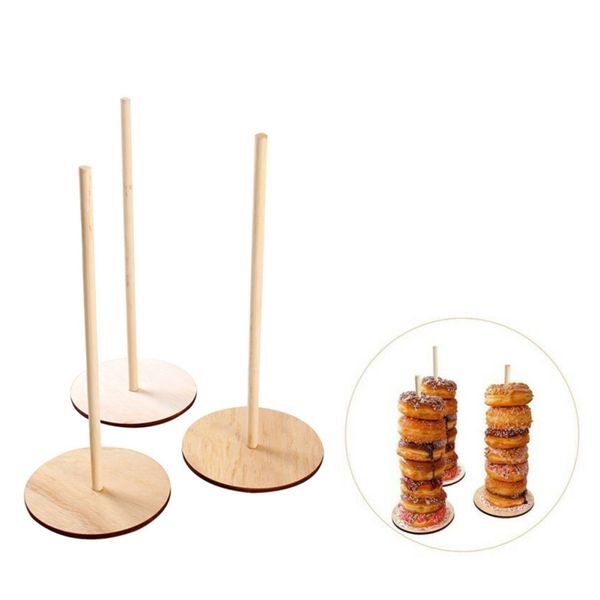 3pcs crafts festival party supplies wooden doughnut holder doughnut holder portable simple household birthday party decoration
3pcs crafts festival party supplies wooden doughnut holder doughnut holder portable simple household birthday party decoration