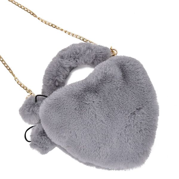 women's heart-shaped plush shoulder messenger bag simple handbag wild small bag cute wild female bag1112#c
women's heart-shaped plush shoulder messenger bag simple handbag wild small bag cute wild female bag1112#c