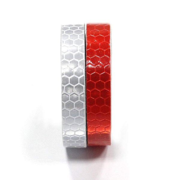 2pcs honeycomb self-adhesive safety refelctive warning security marking reflector tape waterproof for car/truck/traffic 1cm*5m
2pcs honeycomb self-adhesive safety refelctive warning security marking reflector tape waterproof for car/truck/traffic 1cm*5m