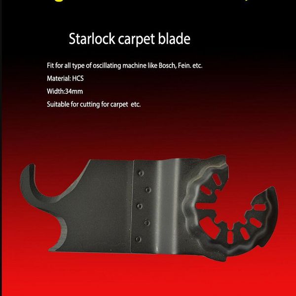 1pc of starlock release hcs steel made carpet saw blade matching most brands multifunctional oscillating tools
1pc of starlock release hcs steel made carpet saw blade matching most brands multifunctional oscillating tools
