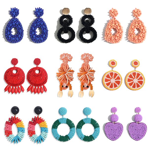 flatfoosie fashion handmade beads drop earrings for women girl jewelry party bohemian statement earrings 2019 female accessories, Silver
flatfoosie fashion handmade beads drop earrings for women girl jewelry party bohemian statement earrings 2019 female accessories, Silver