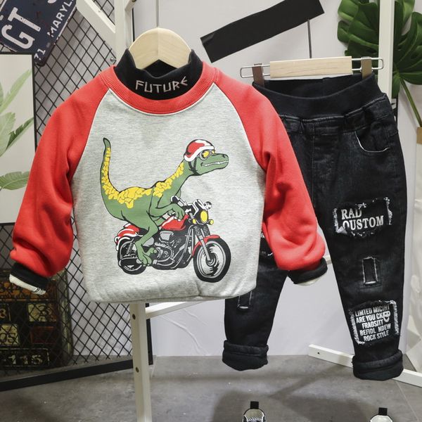 winter kids set boy детской моды костюм мальчиков одежда для младенцев детская одежда комплекты мальчик плюшевый свитер + тенниску + брюки н, White
winter kids set boy детской моды костюм мальчиков одежда для младенцев детская одежда комплекты мальчик плюшевый свитер + тенниску + брюки н, White